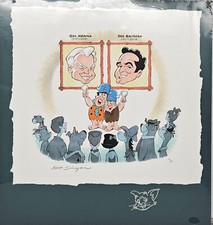 Hanna/Barbera Tribute Giclee On Paper Signed+Remarked by Bob Singer-Tom+Jerry picture