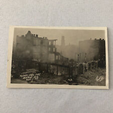 Beatrice Nebraska Hotel Fire Real Photo Postcard Post Card RPPC 1919 Post Card picture