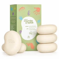 Natura Mamae e Bebe Baby Soap Bars, 5-Pack, 3.5 oz Each (500 g Total) picture