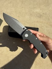 Demko AD20 XXX Shark-Lock CPM-3V Clip Point Black G10 picture
