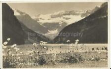 LAKE LOUISE Vintage CANADA POSTCARD Real Photo RPPC bw FOUND Original 08 9 N picture