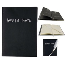 Death Note Notebook Anime Cosplay with Feather Pen picture