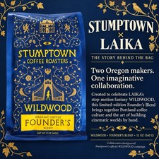 Wildwood Limited Edition Laika X StumpTown organic whole bean coffee picture