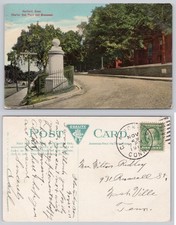 1911 Hartford CT Charter Oak Place & Monument Postcard Hugh C Leighton picture