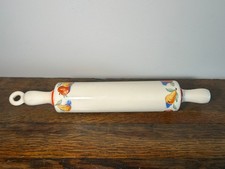 Vintage Harker Ceramic Rolling Pin picture