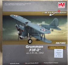 Hobby Master HA7303 Grumman F3F-2 Biplane US Navy 1942 Ltd Ed 1:48 Diecast F3F picture