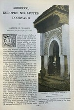 1908 Africa Morocco Tangier Casablanca illustrated picture