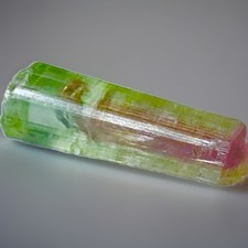 Beautiful Watermelon Tourmaline Crystal Natural Raw Rough Specimen Matrix picture