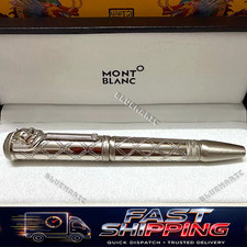 Montblanc Luxury Rollerball Pen Panther Design Silver Executive Edition picture