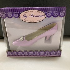 My Treasure Classic Collectable Handpainted purple shoe picture