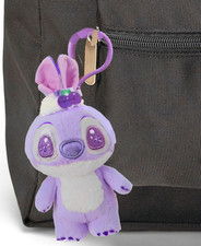 Miniso Disney Stitch Purple Plush Clip Keychain Lilo & Stitch Grape Soft Toy NEW picture