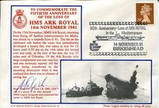 Admiral Percy Gick DSC WWII War HMS Legion Ark Royal Sinking Signed Autograph picture