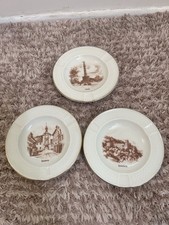 Vintage Johann Haviland Bavaria city scene's Ash Trays 5.5