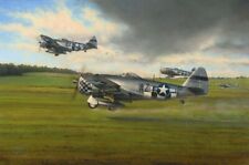Days of Thunder by Richard Taylor signed by Wolfpack P-47 Ace 'Shorty' Rankin picture