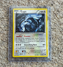 Pokémon TCG Lugia 78/124 Fates Collide CRACKED ICE HOLO Rare English 120HP 2016 picture