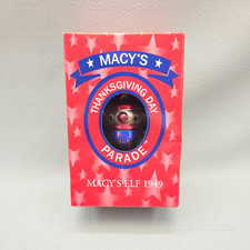 VTG NEW Macy's Thanksgiving Day Parade Macy's Elf 1949 Hand Blown Glass Ornament picture