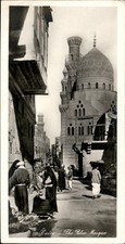Cairo Blue Mosque Lehnert & Landrock c1900s-10s Real Photo Vintage Postcard picture