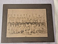 USS Missouri Antique USMC U.S. Navy Sports Teams Cabinet Photo Earlu 1900's picture