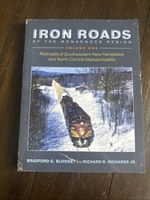 Iron Roads of the Monadnock Region Bill Richards Railroad Book DAMAGED picture