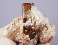 210 Ct Fantastic Top Quality Terminated Honey Color Topaz  Specimen From Skardu picture