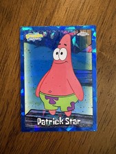 2025 Topps Chrome SpongeBob Squarepants Sapphire Patrick Star #24 A picture