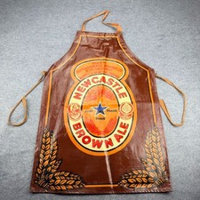 Vintage Newcastle Brown Ale Beer Apron Sari Fabrics Made in England Brewery Pub picture