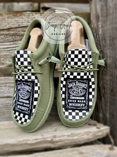Jack Daniels Custom Hey Dudes / AVAILABLE IN ANY SIZE OR COLOR picture