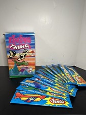 VINTAGE 1970’s Topps Flying Things COUNTER DISPLAY BOX w/Complete Set 12 Gliders picture