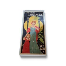 Antique Chocolate Poster, Art Deco 200cm X 100cm picture