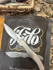 Keanison Knives Fido Liner Lock Knife Titanium (3