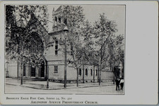 Vintage Postcard 1901-1907 Arlington Ave Presbyterian Church, Brooklyn, New York picture
