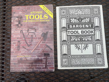 Reprint of 1911 SARGENT TOOL BOOK  Catalog and 1989 Antique American Tools picture