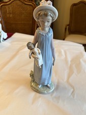 LLADRO #5045 Belinda with Her Doll 11” Vintage. Retired. No Damage. No  Box picture