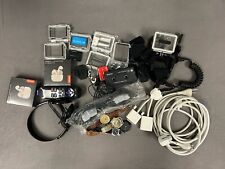 Junk Drawer Lot Electronics Headphones, Watches, Apple Power Cords, GO Pro Roku picture