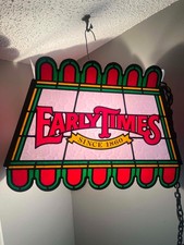 VINTAGE EARLY TIMES BOURBON WHISKEY 19.5'' X 11.5'' X 14''PLASTIC BAR LIGHT picture