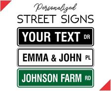 MAKE YOUR OWN PERSONALIZED 6x24 STREET SIGN PLEASE READ ENTIRE DESCRIPTION picture