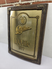 Vintage 1977 Cadillac Deville Dealership Showroom Sign RARE picture