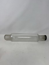 Vintage Clear Depression GLASS Rolling Pin 14