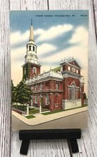 Christ Church Philadelphia Pennsylvania PA Linen Postcard picture