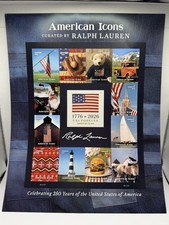 2026 USPS American Icons Forever Stamp Sheet of 13 Collectible Stamps picture
