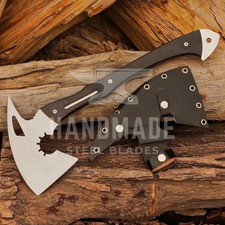 Resident Evil Requiem Leon Kennedy Axe Replica | RE9 Full Tang Hatchet Cosplay  picture