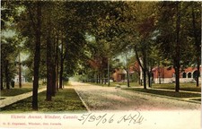 1906 Victoria Avenue Windsor Ontario Canada Antique Postcard Street View picture