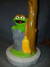 Vintage 1970s Sesame Street Oscar the Grouch Tree Lamp Muppets Inc RARE picture