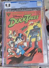 DISNEY'S DUCKTALES #1 CGC 9.8 WHITE PAGES   GLADSTONE 1988  picture