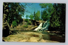 Upper Gooseberry Falls Two Harbors Minnesota Postcard K142 AW Fisher. Co  picture