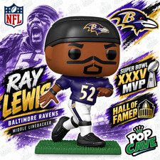 Funko Pop Cave RAY LEWIS NFL Baltimore Ravens Super Bowl XXXV MVP Linebacker picture