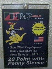 Pro-Mold 20 pt. Magnetic One Touch Card Holder Holds Sleeved Card MH20S picture