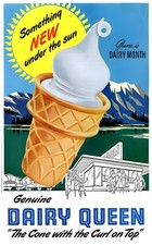 Dairy Queen Vintage Advertisement Poster Premium Photo Art Print 4 Sizes picture
