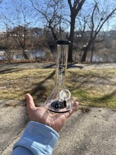 7.75-inch Grav Water Pipe Bong Beaker Style picture