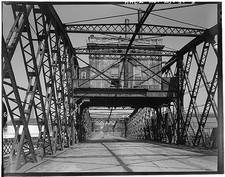 Newark NJ 1900s Jackson Street Bridge Control House Closed Passaic River picture